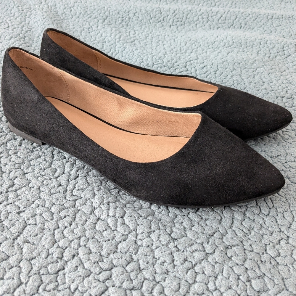 Torrid suede black flats